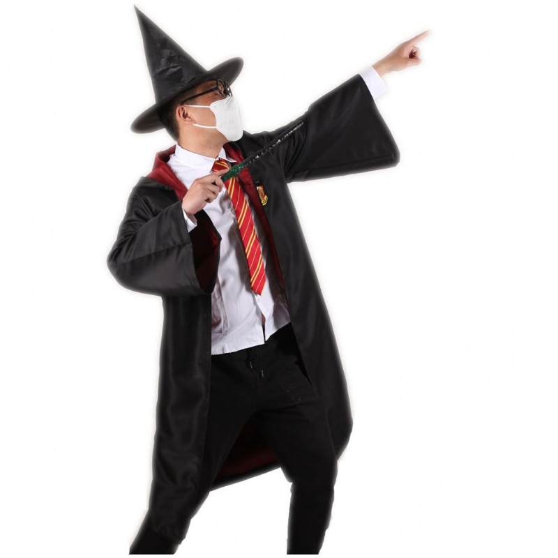 Nueva llegada Harry Cosplay Disfraz paraniños y túnica de alfarero para adultos para disfraces de fiestas de Halloween