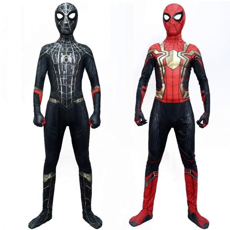 Spider Man Spiderman Disfraz Fancy Jumpysuit para adultos yniños Cosplay disfraz de cosplay rojo spandex 3d cosplay ropa