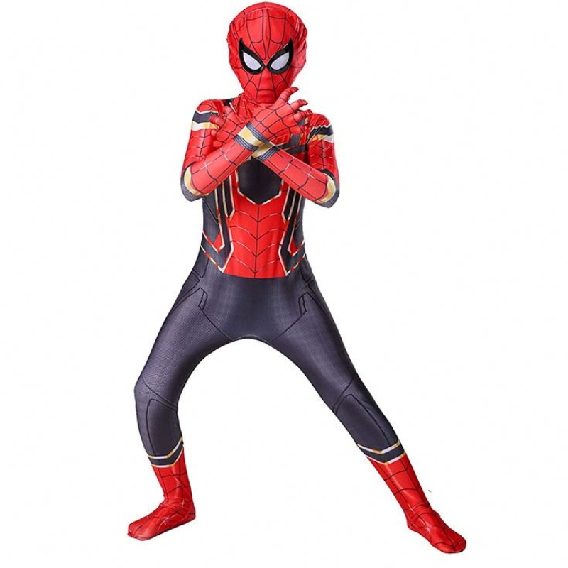 TV&Melie MelieM Cosplay Disfraz Zentai Spiderman Superhero Bodysuit Traje de spandex paraniños hecho a medida