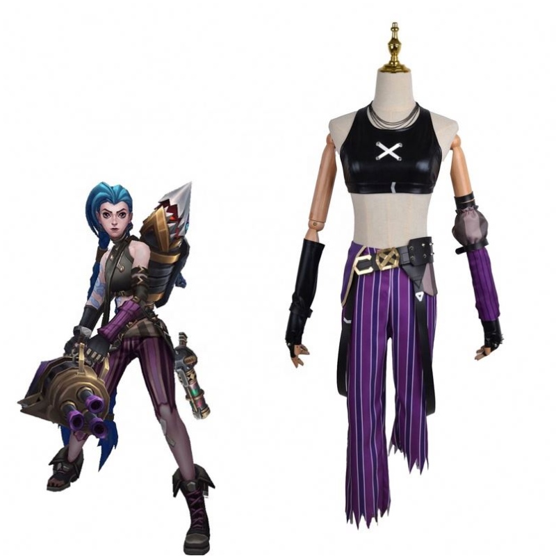 Trajes de cosplay de juego al por mayor Halloween Party Dress Sets Anime Performance Wear Luxanna of LOL Costume