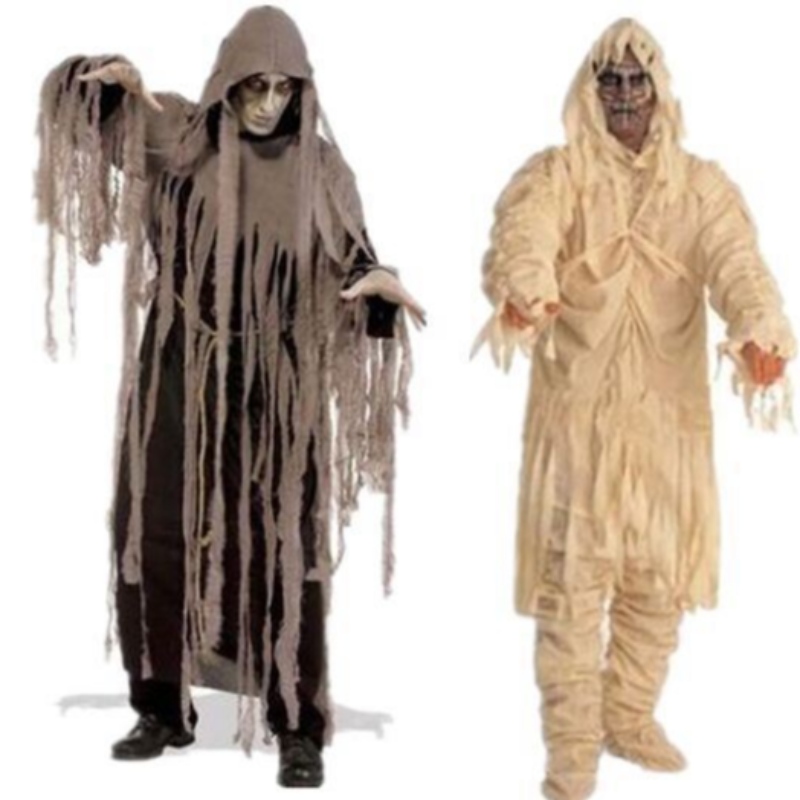 Disfraz de halloween horror pesadilla de pesadilla zombie tela fantasma ropa de cosplay