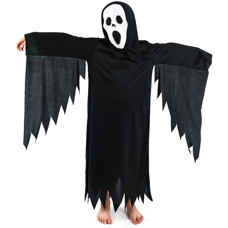 Halloween Scary Cosplay Suit Boys espeluznante Phantom Dress Up Ghost Costume Halloween HCVM-003