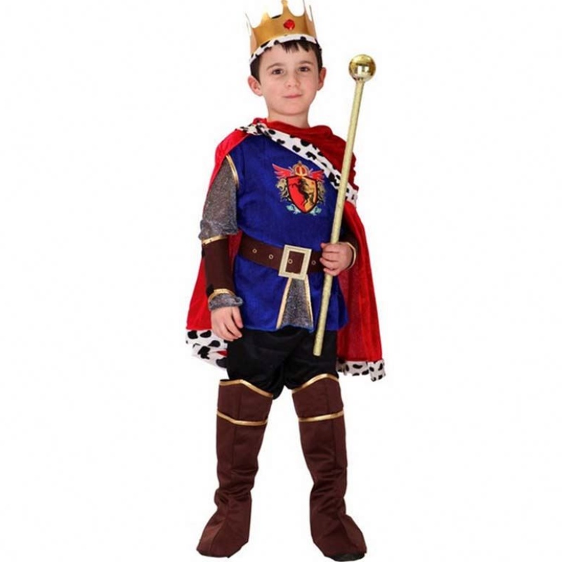 Disfraz de Halloween Fancy Up Knight Carnival Warrior Prince King Disfraz paraniños HCBC-021