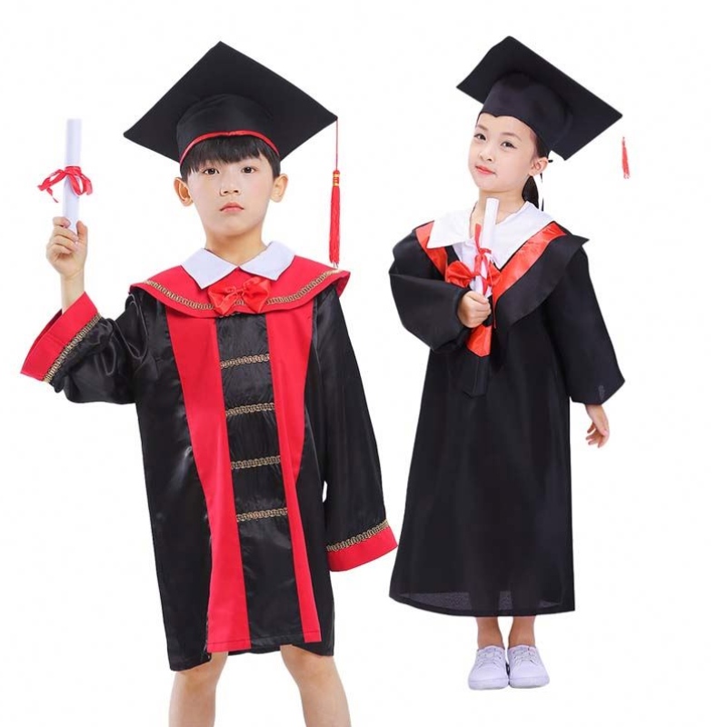 Childs Biends Girl Play Play de graduación de licenciatura con sombrero HCBC-026