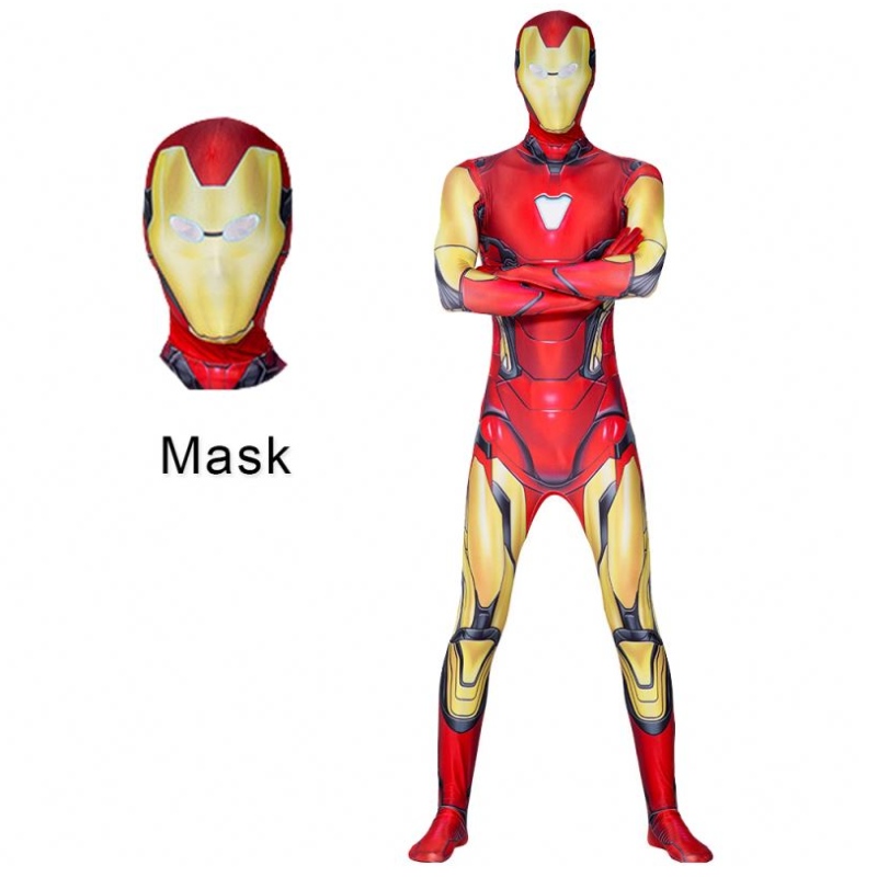 Disfraz de Ironman de Halloween conniños adultos superhéroes superhéroes paraniños disfraz de mono