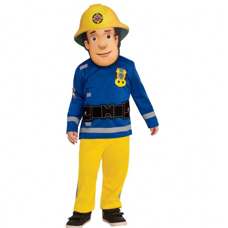 Fireman Sam Small Rescue Children Play Performance Vestido atuendo paraniños Cosplay Halloween Disfraces