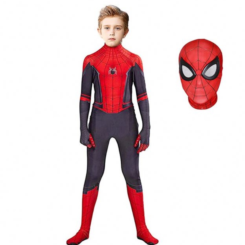 Spiderman Traje Bodysuit for Kids Spandex Zentai Halloween Cosplay Jumpsuit 3D Estilo