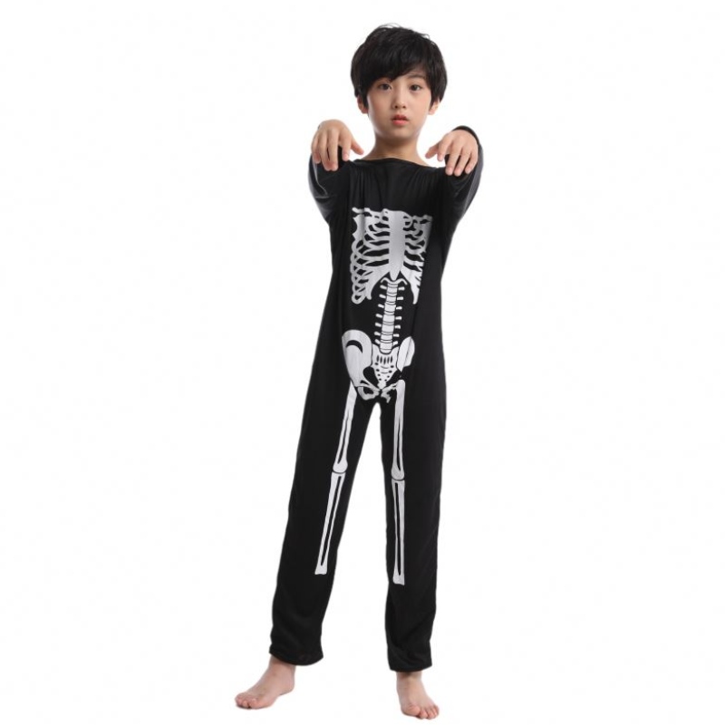 Disfraz paraniños Halloween Cosplay Cosplay Scary Skeleton Calavera Jumpón de vestuario COMPLETO COMPLE