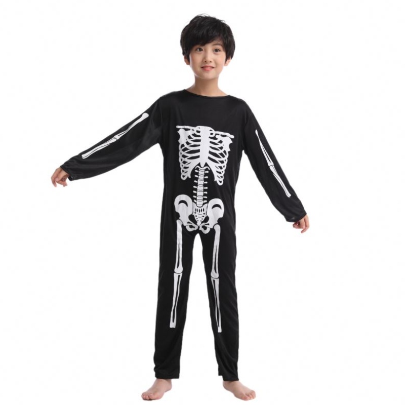 Disfraz paraniños Halloween Cosplay Cosplay Scary Skeleton Calavera Jumpón de vestuario COMPLETO COMPLE