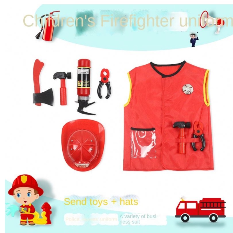 Niños Doctor Uniforme Cosplay Child/firefighter/pilot ingeniero/cook/nurse cosplay disfraz