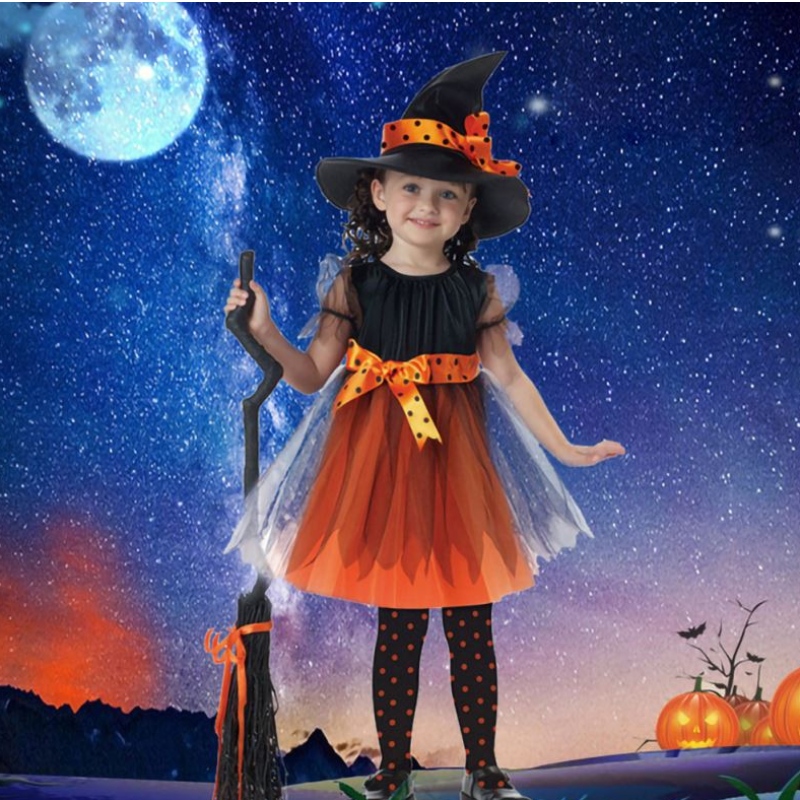 Disfraz de Halloween paraniños Niños Niños Niños brujas Cosplay Cosplay Carnival Party Princess Fancy Dress Up