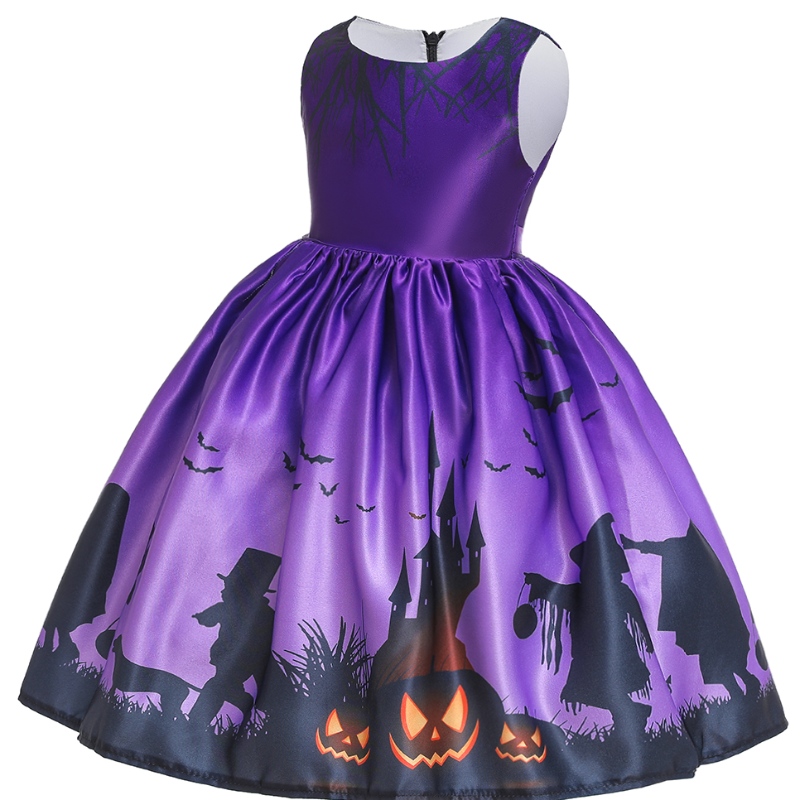 Vestido de princesa de Halloween de la ropa de losniños para Halloween para Halloween