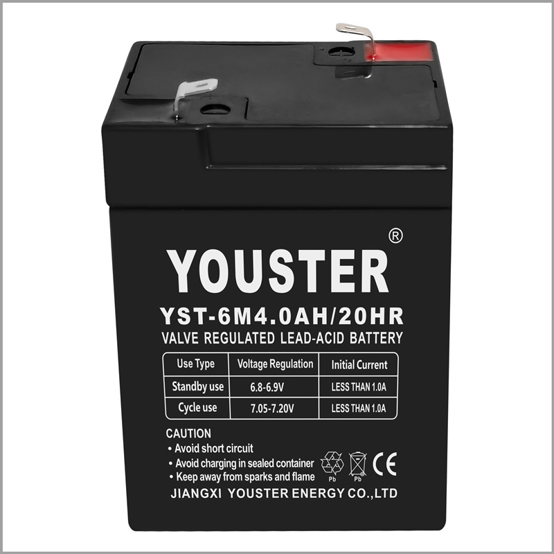 Youster Power System UPS Electric toy Vehicle chargeable vrla Lead Acid 6v 5.0ah Battery