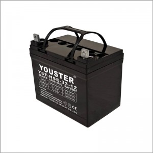 Fábrica Venta directa AGM 12V33AH Long Life Ciclo profundo Batería ácida de plomo del sistema solar