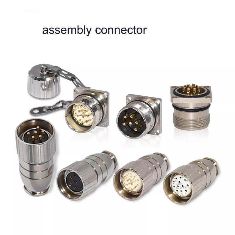 M5 M8 M12 M16 M23 connector 2 3 4 5 6 8 12 17 Pin ip68 Waterproof panel Mount die Line Adapter connector