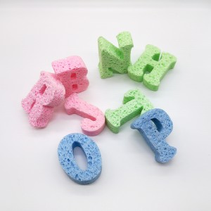 Esponja de baño conjunto de esponja natural de celulosa para niños masaje corporal esponja natural de exfoliación de baño de mar