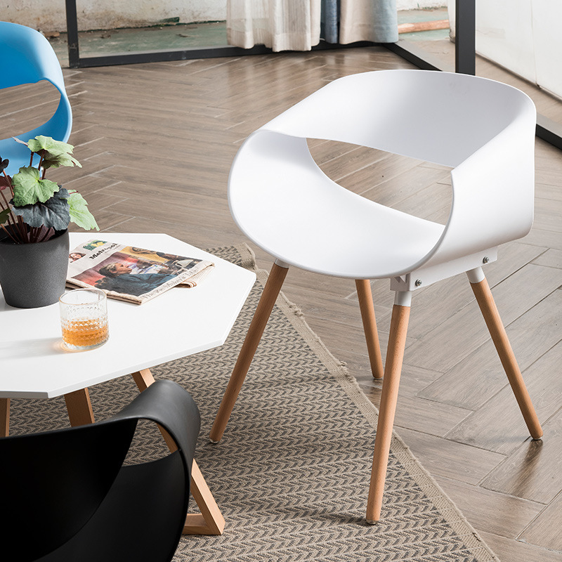 Silla de plástico moderna restaurante de silla de café de alta calidad