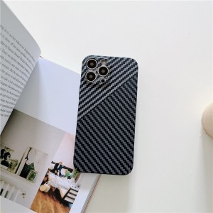 Transparente para Apple iPhone 14Pro Case, fibra de carbono Fiber Ultra-Din Fall Protection Phone Cover Cover iPhone 14Promax Case