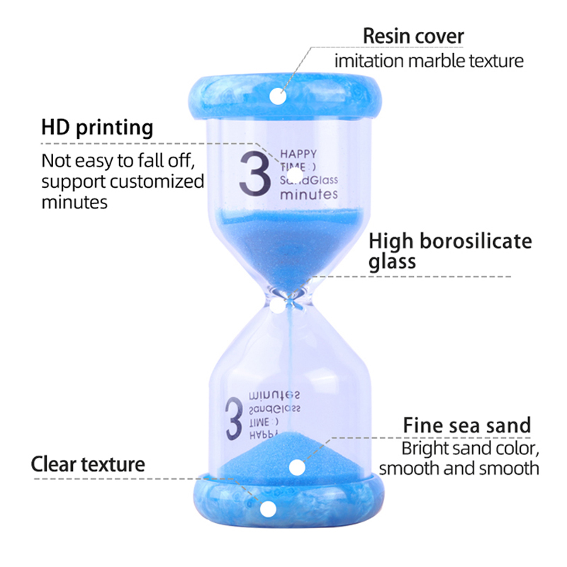 Bestseller Colorfle Plastic Sand Timer Clock 2/3/5/10/15/30 min paraniños Juegos Decoración de reloj