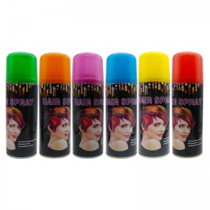 Color de cabello aerosol spray brillo color de cabello