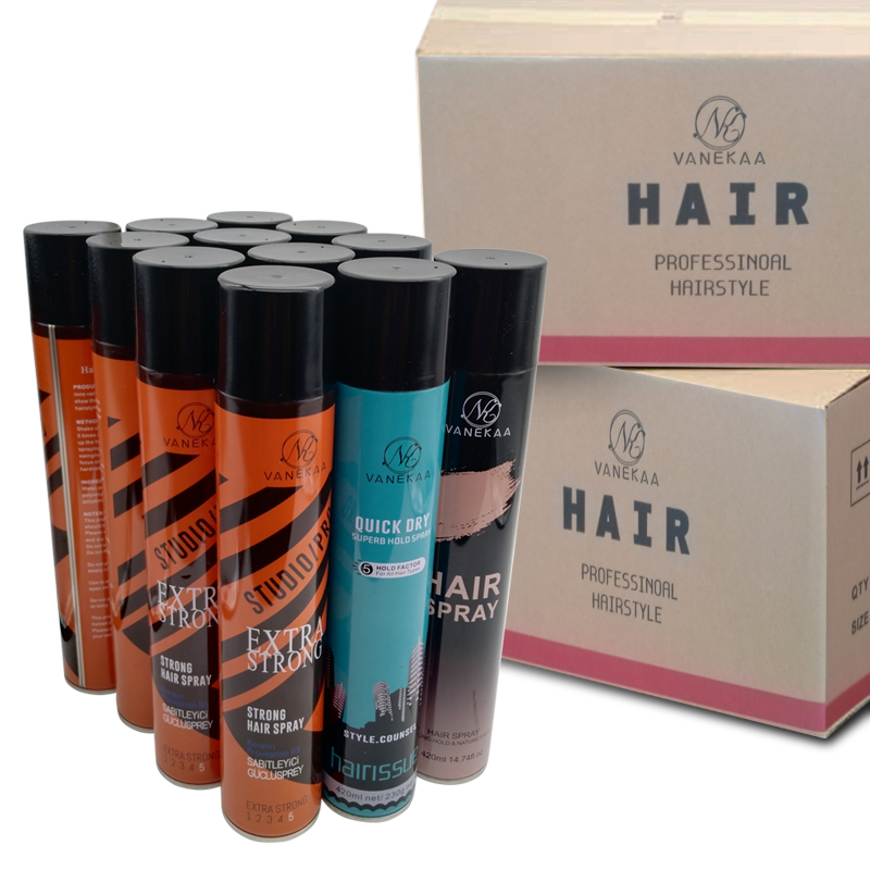 Etiqueta privada Longing Hair Spray Natural Hairspray