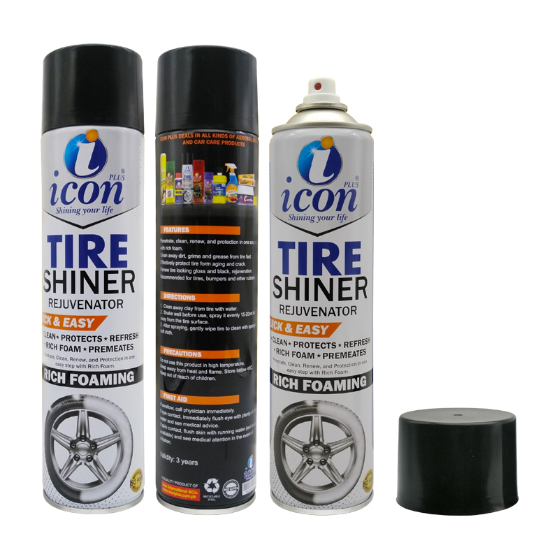 Tire Shiner Foaming Clean Protects Refresh Rich Foam Pheepeates CAR ATRES