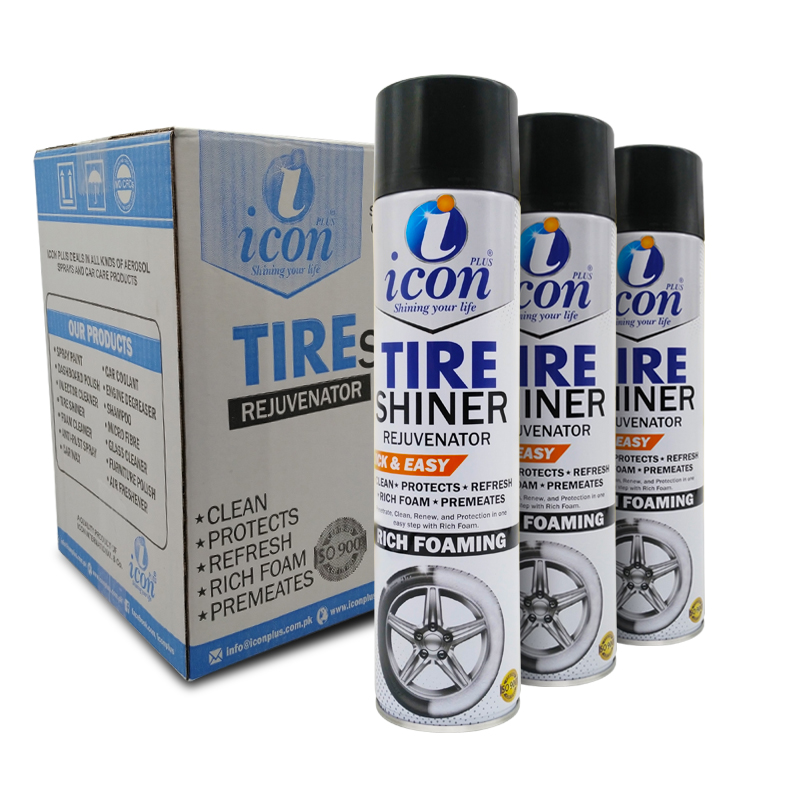 Tire Shiner Foaming Clean Protects Refresh Rich Foam Pheepeates CAR ATRES