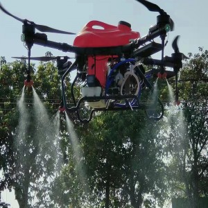 4 eje 22 kg de fertilización con alimentación de petróleo Pulverización agrícola Agricultura Agricultura de drones