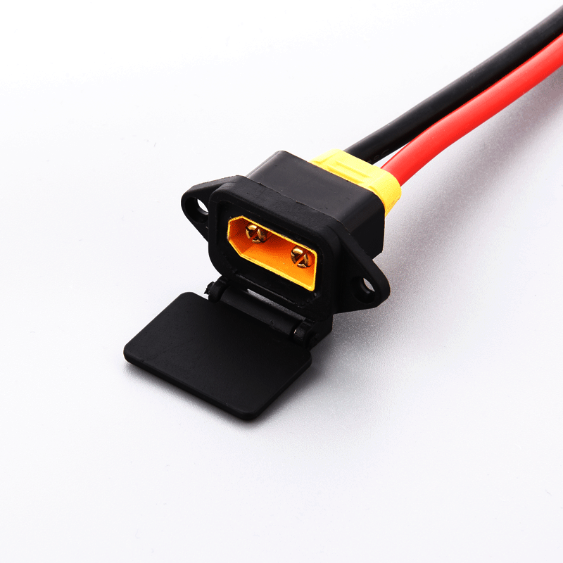 RC Batería Cable de cobre AMASS XT90 XT60 XT30 T-PLUG CONECTOR MASULA MUYLA CON ENCENDIDO CON 12AWG 14AWG Silicone Arnés Personalización de alambre