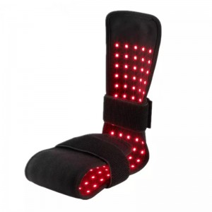 Cinturón de terapia de luz infrarroja roja para dolor corporal, dispositivo de luz LED de infrarrojo cercano con almohadilla portátil flexible con un temporizador con 640nm 660nm 850nm para articulaciones de la rodilla de la rodilla po...