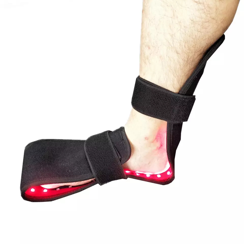 Cinturón de terapia de luz infrarroja roja para dolor corporal, dispositivo de luz LED de infrarrojo cercano con almohadilla portátil flexible con un temporizador con 640nm 660nm 850nm para articulaciones de la rodilla de la rodilla posterior alivio del dolor del pie