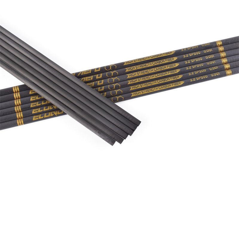 Elongarrow 32 pulgadas de 3.2 mm de alta flecha de fibra de carbono de alto módulo para arqueros