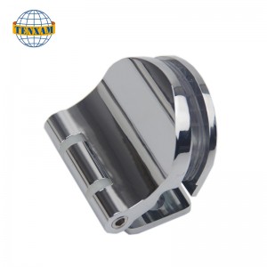 Bisagra de media redonda contra la pared