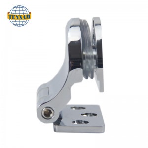 Bisagra de media redonda contra la pared