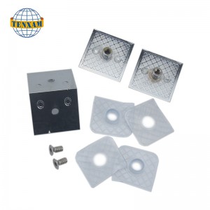 Doble de la abrazadera de fijación de 90 grados con fuerza