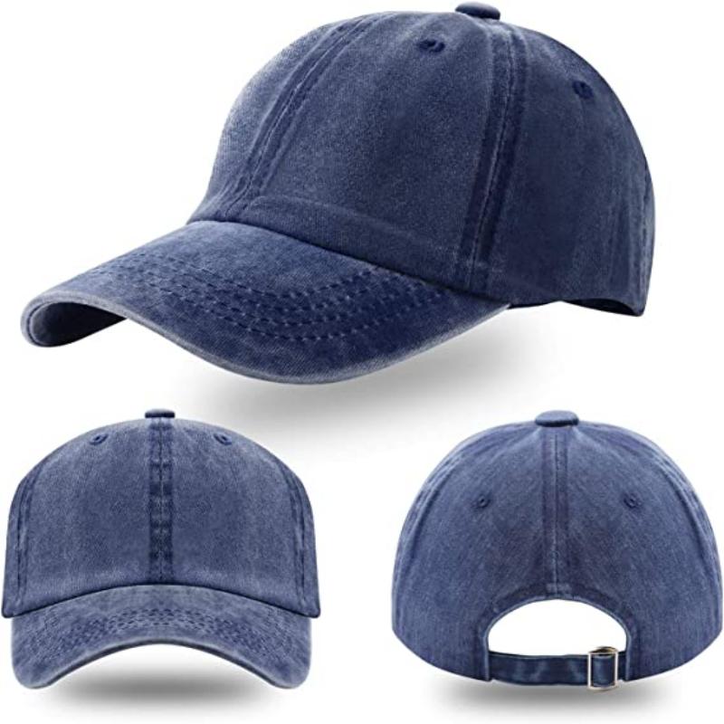 gorra de béisbol lavada y angustiada