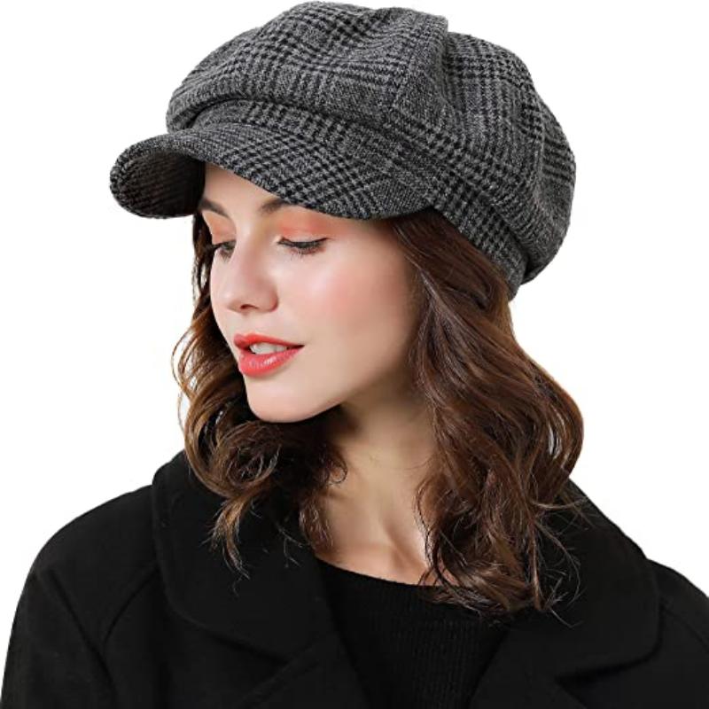 Mujeres Beret Newsboy Hat French Cap Classic Spring Spring Winter Hats