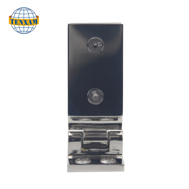 Single Edge 90 grados Glass Clamp