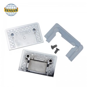 Filete borde biselado de 0 grados abrazadera de vidrio