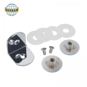 Clip de doble fijación de 90 grados de 90 grados