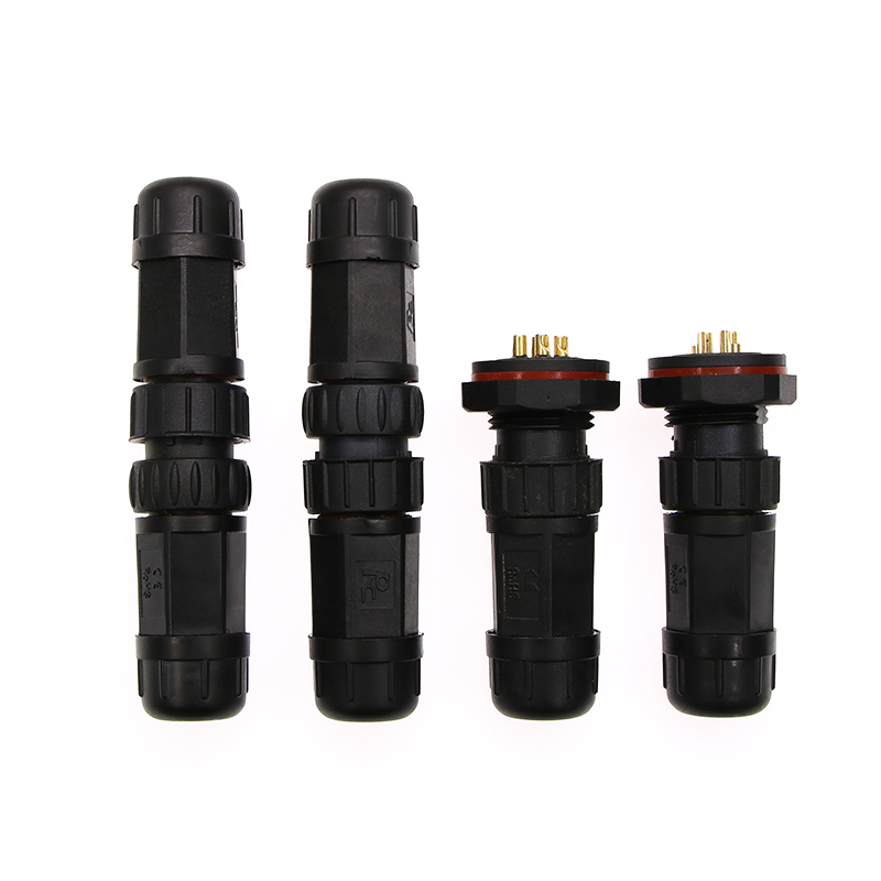 Conector impermeable de 4 pines