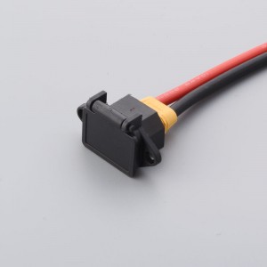 AMASS XT30 XT60 XT90 Adaptador Conector paralelo Conector Cable de alimentación de cable de silicona Prefijo paranueva batería de vehículo de energía personalizado
