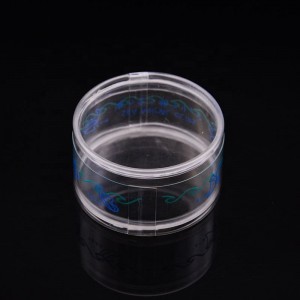 Cajas de almacenamiento de tubos de embalaje de plástico personalizados para alfiler