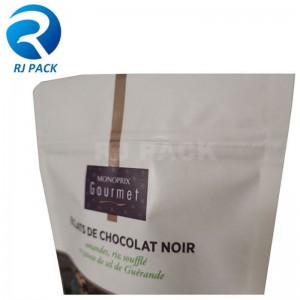 Impresión digital mayorista Kraft Paper Doypack con cremallera