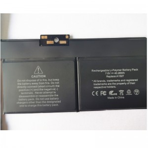 Adecuado para la batería de laptop Apple Universal A1534 A1527 A1705 Batería de laptop MJY32 MF855 de 12 pulgadas