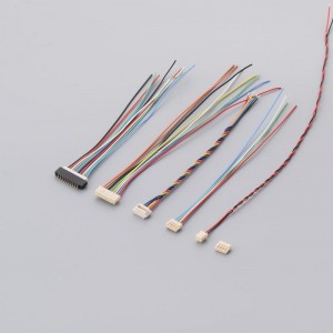 Original 02SR-3S 04SR-3S 06SR-3S 08SR-3S Conector de enchufe masculino con cables de cobre Puntado 1.0 Terminal de tono Cable personalizado