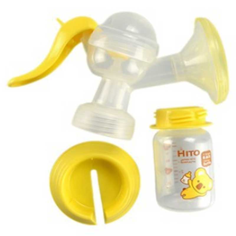 Manual de silicona portátil Extractor de leche para bebés BPA BPA Patrón de impresión libre Manual de higiene Bomba