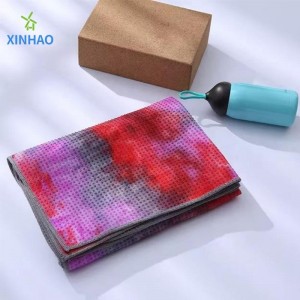 Toalla de yoga de protección ambiental antideslizante Toalla de yoga de toalla de yoga, toalla de yoga de yoga de alta temperatura suave y absorbente de sudor, ideal para yoga de alta temperatura, pilates, estado físico