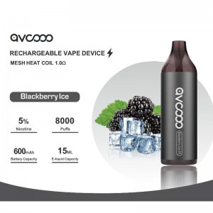 AvCooo dispositivo de vape recargable 8000 bocanadas
