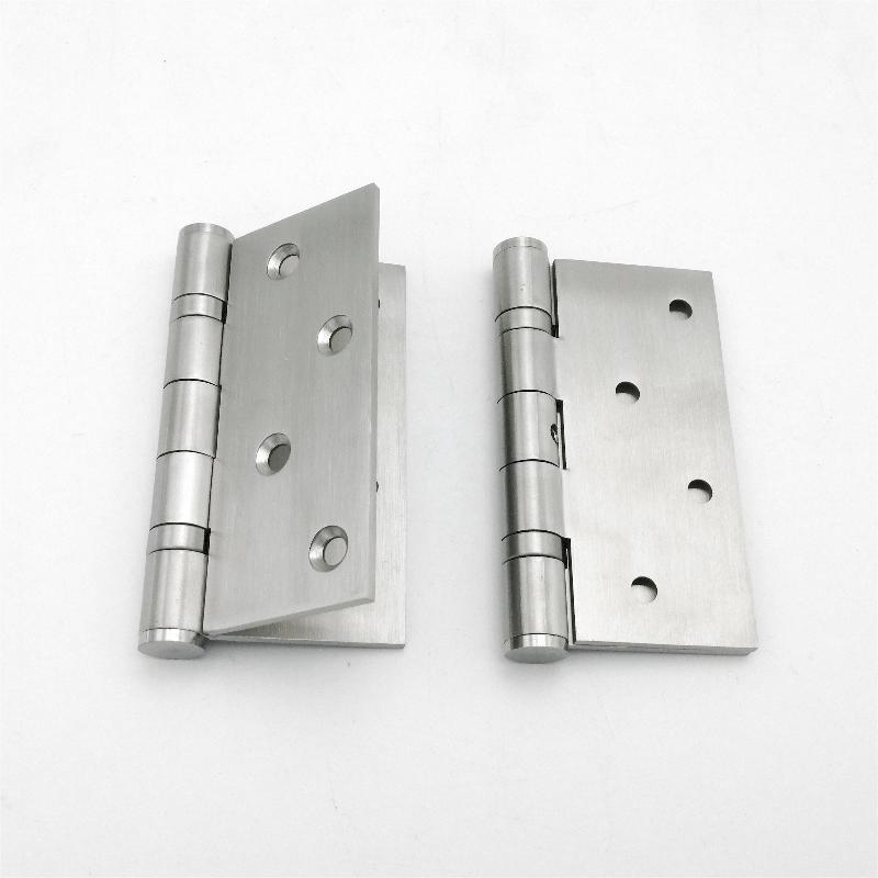 HN002 Bisagras de puerta de acero inoxidable de alta calidad Bisagras de esquina cuadrada de 4 pulgadas 2 paquete